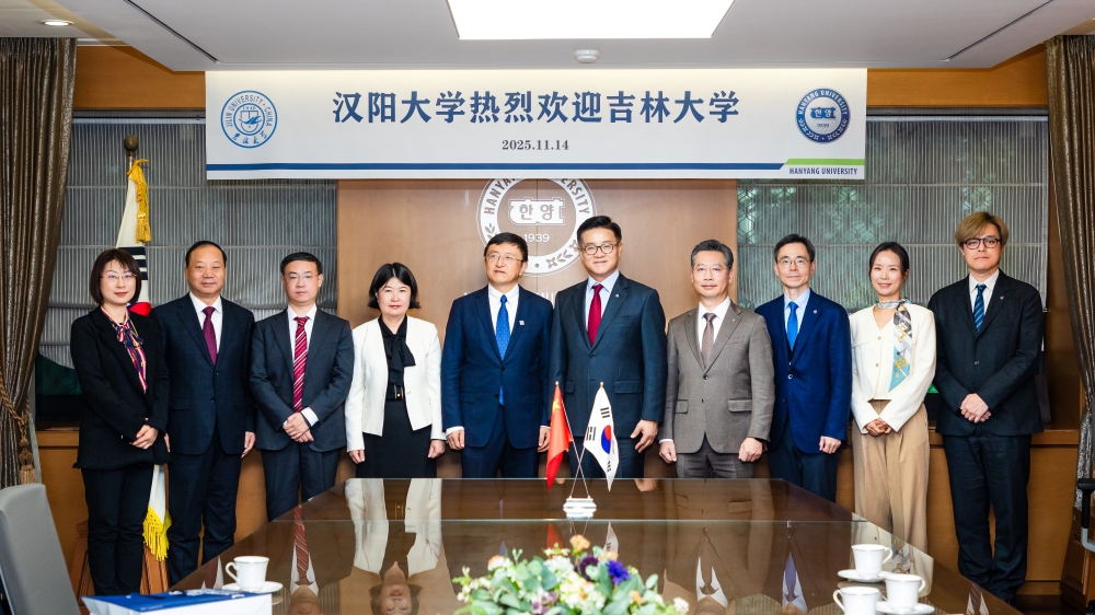 중국 Jilin University 부총장단 접견