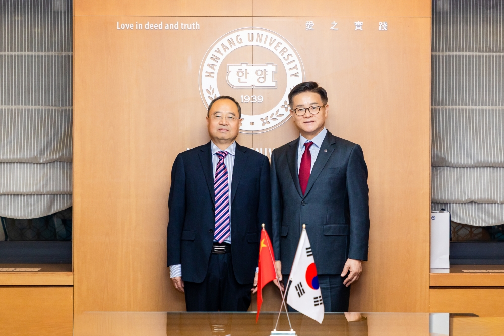 중국 서안재경대학교 총장 접견